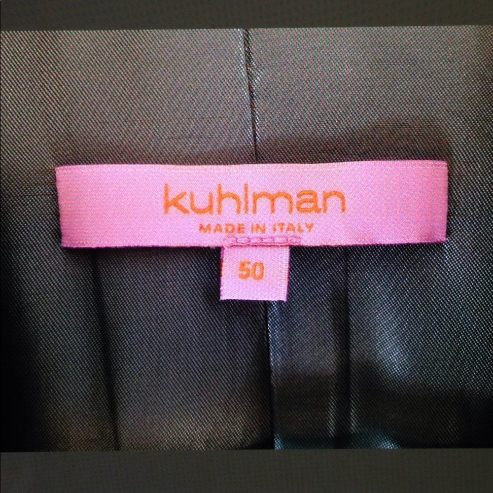 Kuhlman Wool Button Front Lined Career Blazer - image 7